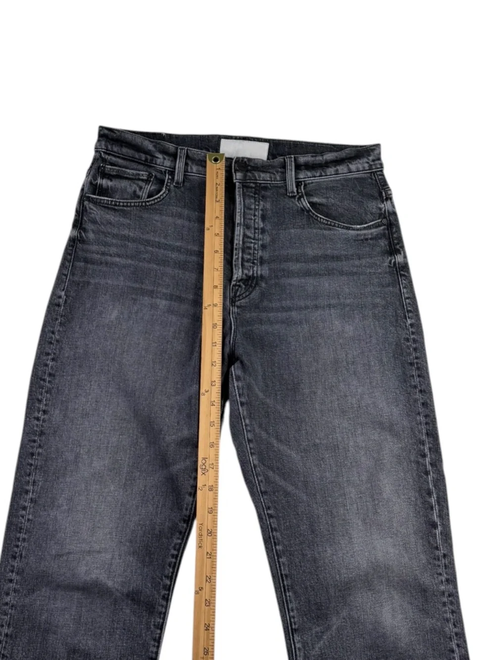 Mother Superior High Waisted Hiker Hover Jeans Midnights with Molly Size 32